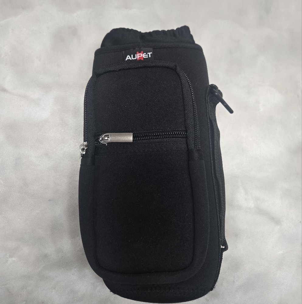 Aupet Water Bottle Sling Bag Sleeve Black Holder